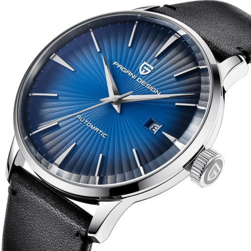 Часы мужские Pagani Design PD-2770 Silver-Blue-Black-0
